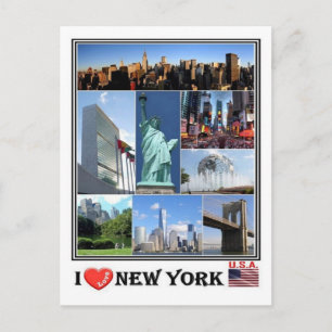 US United States of America -  New York - Postcard