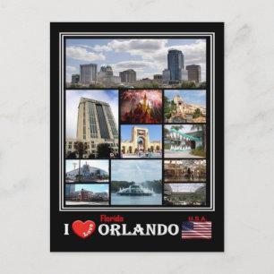 US United States of America - Orlando Florida - Postcard