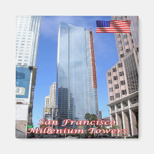 US USA San Francisco Alamo Square Millenium Tower Magnet