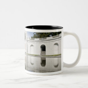 US, VA, Arlington. Women in Military Service for Two-Tone Coffee Mug