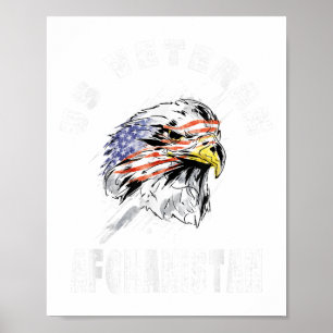 Us Veteran Afghanistan - Military War Campaign Poster