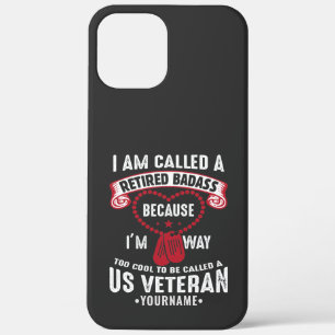 US Veteran Humour Retired Soldier iPhone 12 Pro Max Case