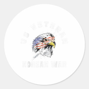 Us Veteran Korean War - Military Tour Of Duty  Classic Round Sticker