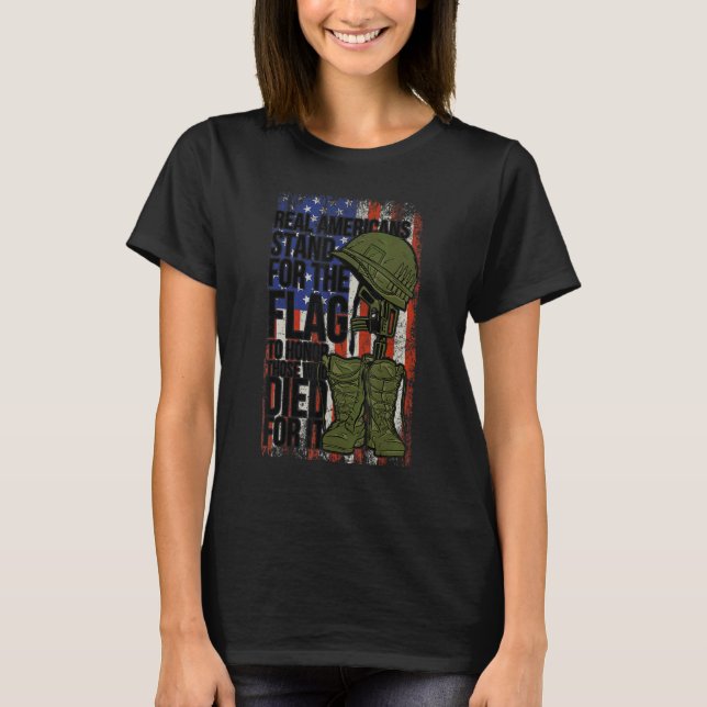 US Veteran veterans day Us Patriot 1 T-Shirt (Front)