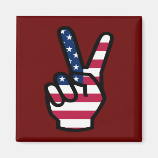 US Victory Sign Magnet
