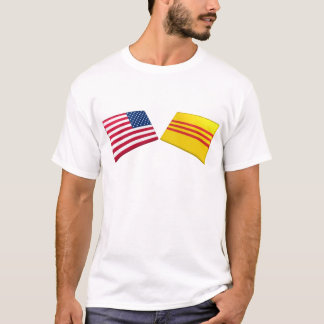 US & Vietnam Flags (South Vietnam) T-Shirt