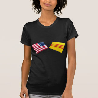 US & Vietnam Flags (South Vietnam) T-Shirt