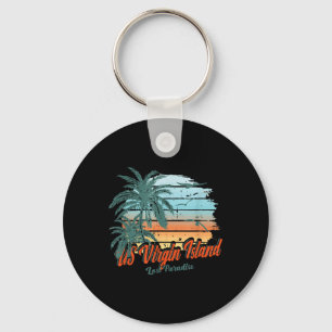 Us Virgin Island Beach St. Thomas Shirt Lost Parad Key Ring