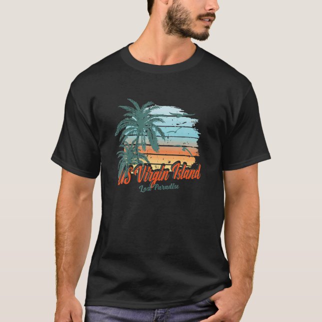 Us Virgin Island Beach St Thomas Shirt Lost Paradi (Front)
