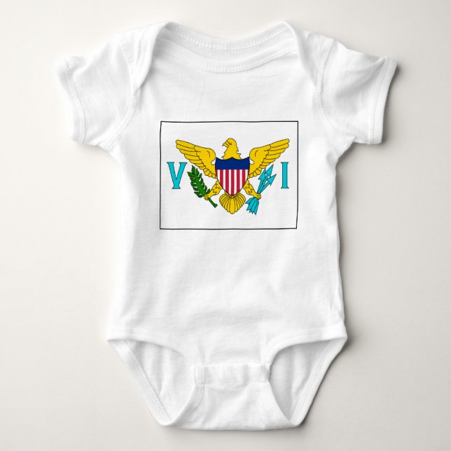 US Virgin Islands Baby Bodysuit (Front)