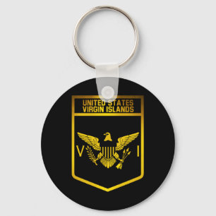 US Virgin Islands Emblem Key Ring