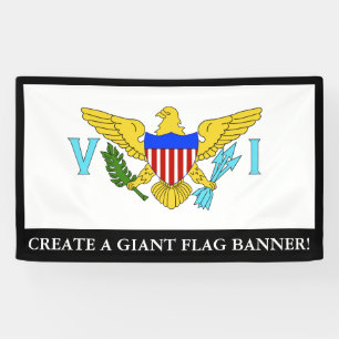 US Virgin Islands flag Banner