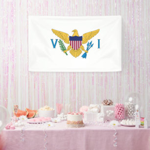 US Virgin Islands flag Banner