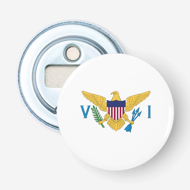 US Virgin Islands flag Bottle Opener (Front)