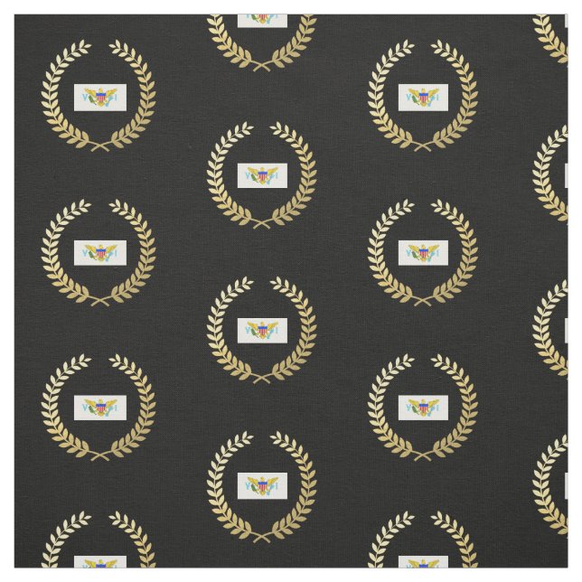US Virgin Islands flag Fabric (Swatch)