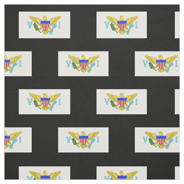 US Virgin Islands flag Fabric (Swatch)