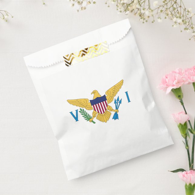 US Virgin Islands flag Favour Bags (Sealed)