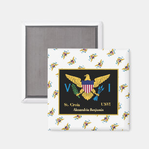 US Virgin Islands Flag St. Croix USVI Magnet