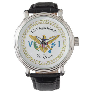 US Virgin Islands Flag St. Croix USVI Tropical Watch