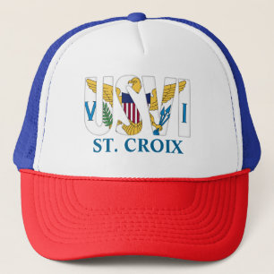 US Virgin Islands Flag St. Croix USVI Trucker Hat