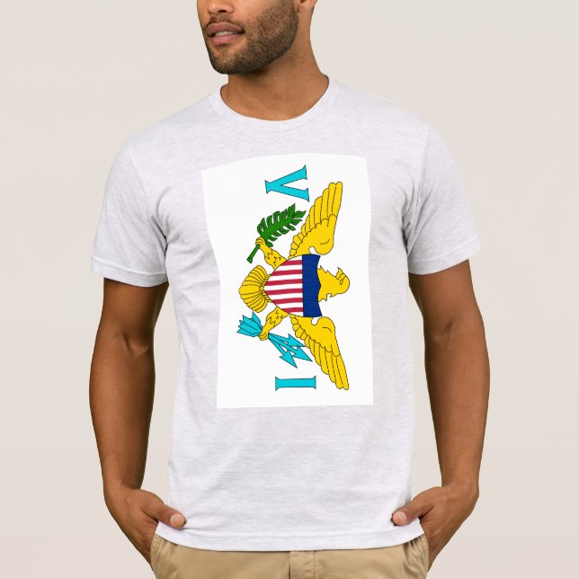 US Virgin Islands Flag T-Shirt (Front)