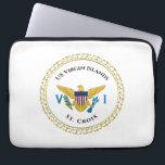 US Virgin Islands Flag USVI St. Croix VI  Laptop Sleeve<br><div class="desc">US Virgin Islands Flag USVI St. Croix VI Laptop Sleeve is a great way to enjoy the beautiful US Virgin Islands Flag every day or give as a gift. United States Virgin Islands Flag was adopted on May 17, 1921. This design represents the US Virgin Islands and allows you the...</div>