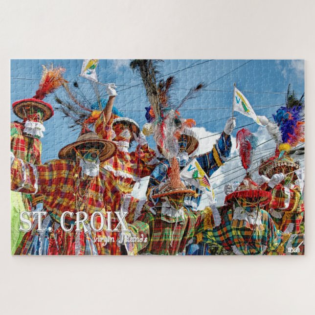 US Virgin Islands Moko Jumbie St. Croix USVI  Jigsaw Puzzle (Horizontal)