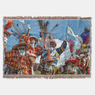US Virgin Islands Moko Jumbie St. Croix USVI Throw Blanket