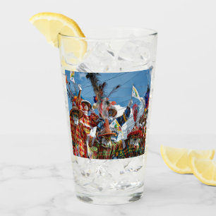 US Virgin Islands St. Croix Moko Jumbies Madras Glass