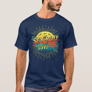 US Virgin Islands St. Croix Tropical Sunset USVI T-Shirt