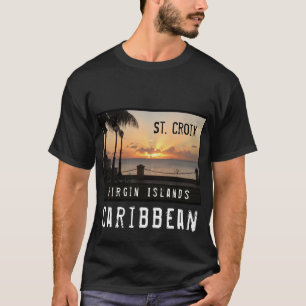 US Virgin Islands St. Croix USVI Tropic Sunset T-Shirt