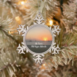 US Virgin Islands St. Croix USVI Tropical Snowflake Pewter Christmas Ornament<br><div class="desc">US Virgin Islands St. Croix USVI Tropical Snowflake Pewter Christmas Ornament is great for your Christmas home decor and Christmas Tree or give as a gift.  You can personalise it with your message.</div>