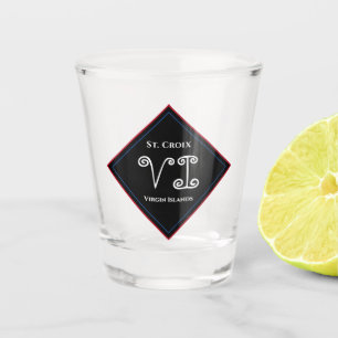 US Virgin Islands USVI St. Croix Personalize Shot Glass