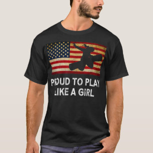 US Women Snowboarding Team Player Snowboard Proud T-Shirt