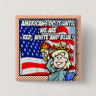 USA 15 CM SQUARE BADGE