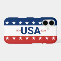 USA 1776 2026 250th Anniversary Red White Blue