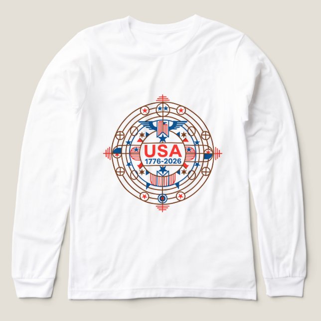 USA 1776-2026 Tri-Blend SHIRT (Design Front)