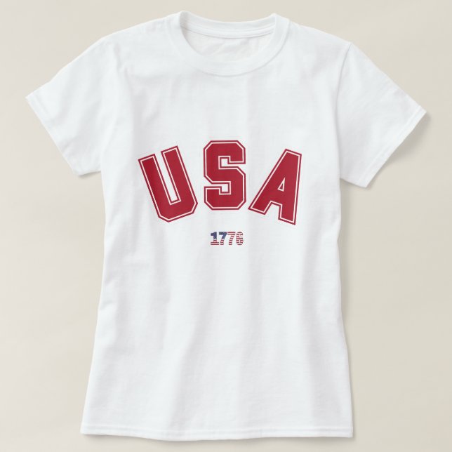 USA 1776 T-Shirt (Design Front)