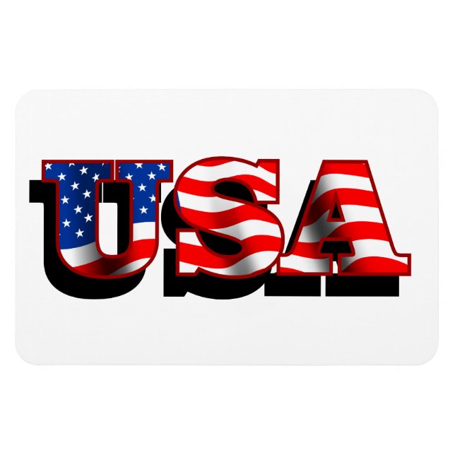 USA 1 Flexi Magnets (Horizontal)