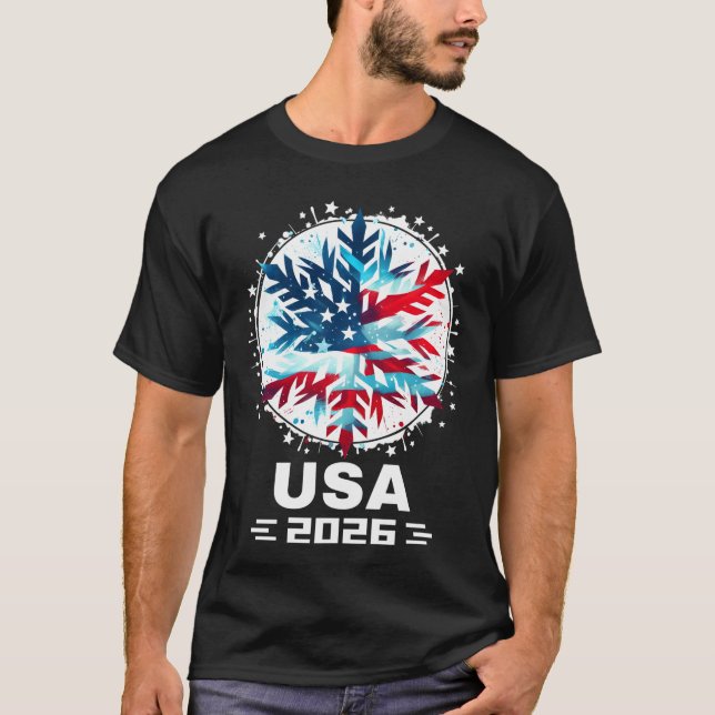 USA 2026 Go United States Winter Sport USAeam 2026 T-Shirt (Front)