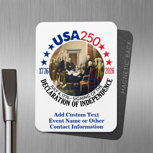 USA 250 - 1776-2026 - Declaration of Independence Magnet
