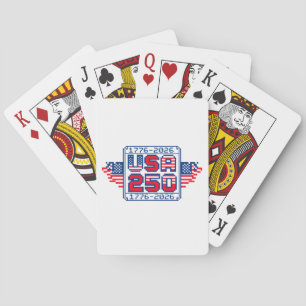 USA 250 – 1776 to 2026 Pixel Art Playing Cards