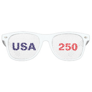USA 250 250th United States Anniversary Retro Sunglasses
