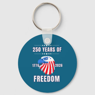 Usa 250 Anniversary Eagle 1776 To 2026 Patriotic A Key Ring