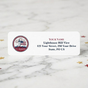 USA 250 Anniversary Lighthouse 1776-2026 Firework 