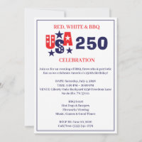 USA 250 Anniversary Patriotic BBQ Party