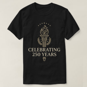 USA 250 Celebrating Years Patriotic 4th of July T-Shirt