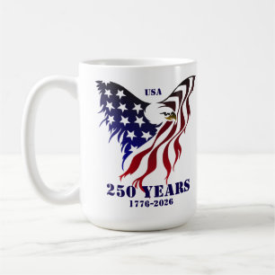USA 250 Eagle Coffee Mug