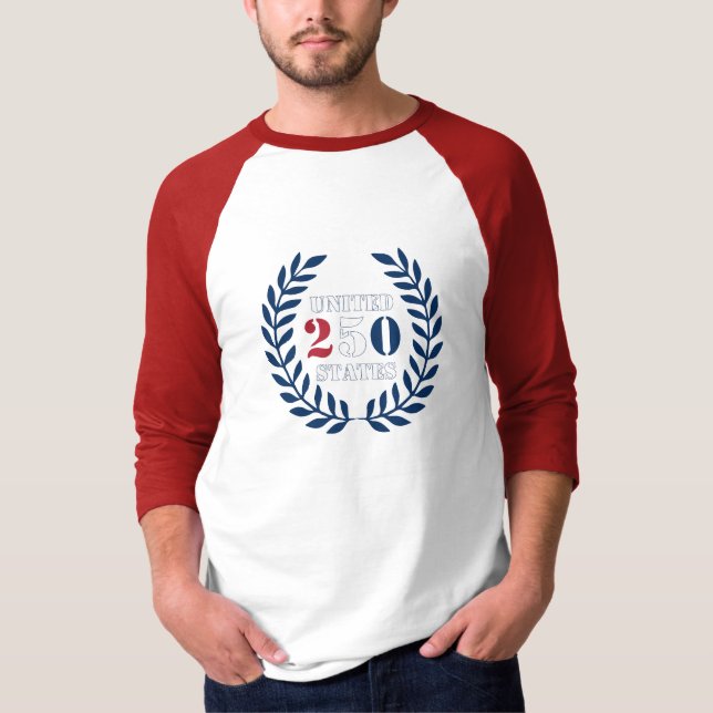 USA 250 JERSEY STYLE T SHIRT (Front)