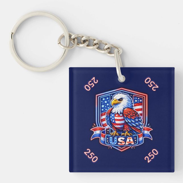 USA 250 KEY RING (Front)